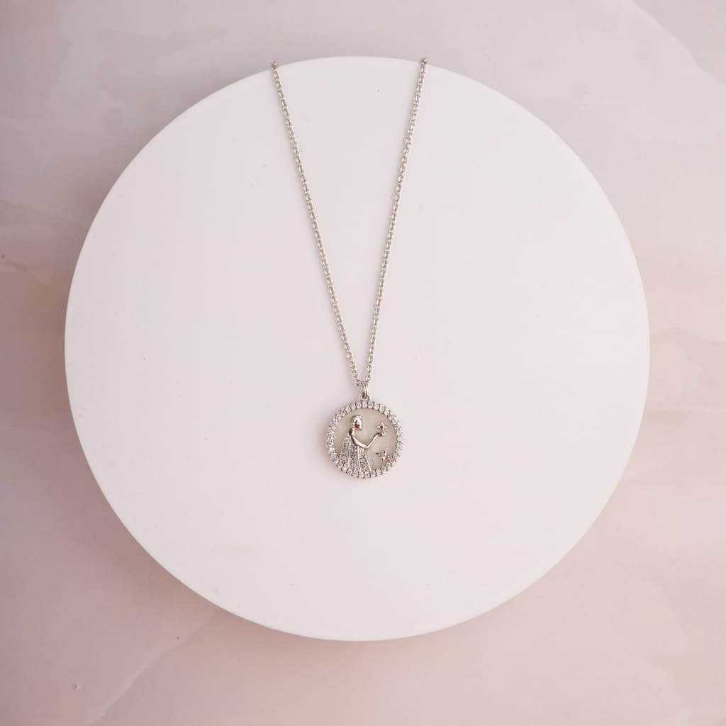 Virgo Zodiac Chain - Silver