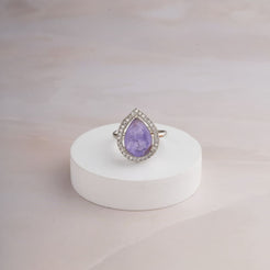 Xylia Ring - Purple&Silver