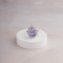 Load image into Gallery viewer, Xylia Ring - Purple&amp;Silver
