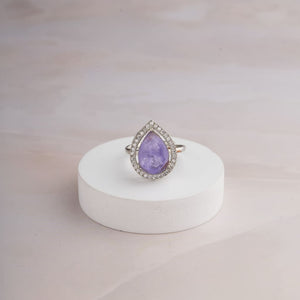Xylia Ring - Purple&Silver