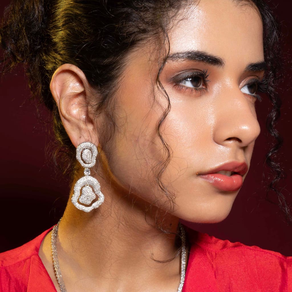 Yasmin Earrings - Silver