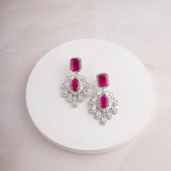 Zansi Earrings - Red