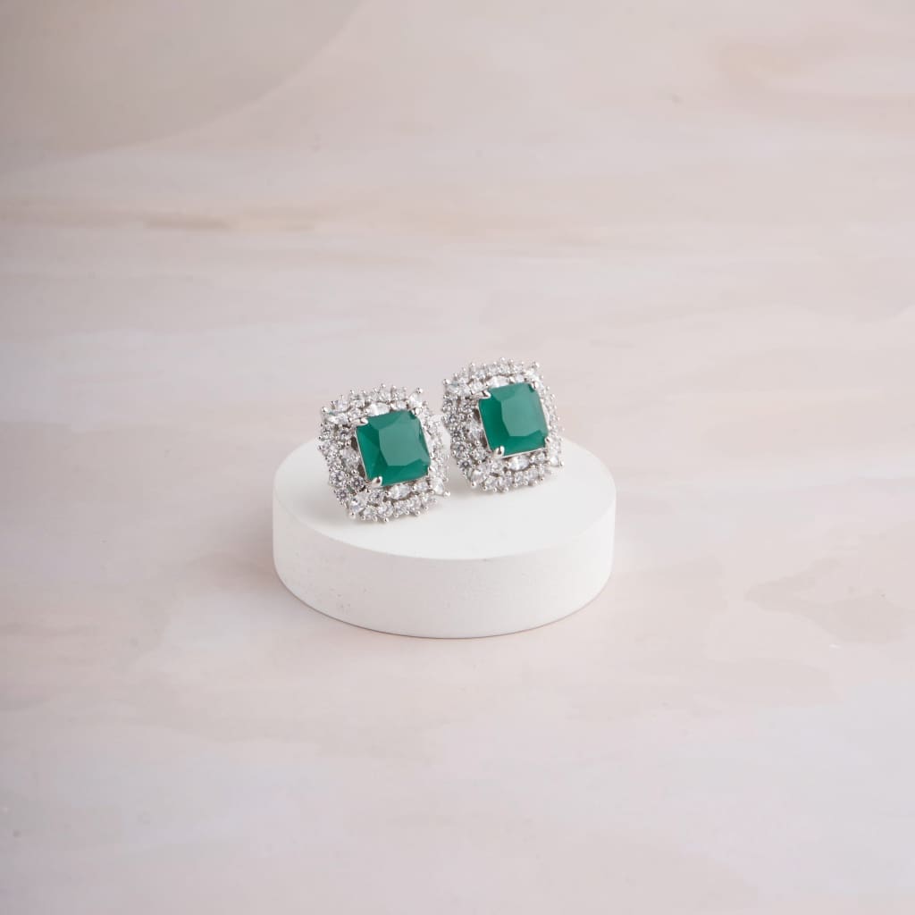 Zion Earrings - Green