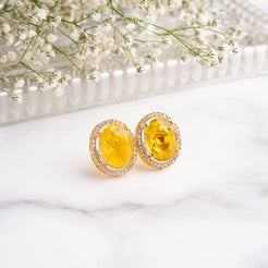 Ansel Earrings - Yellow&Gold