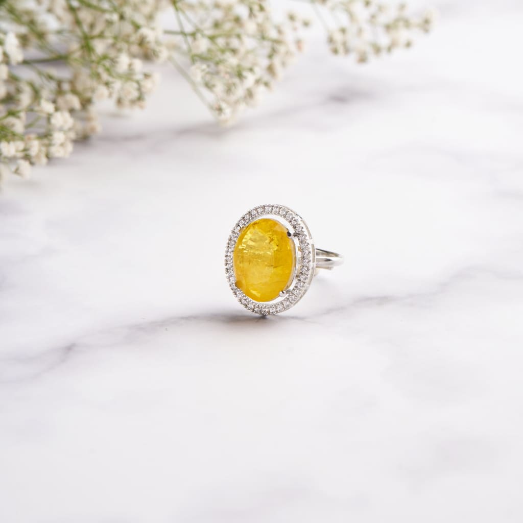 Ansel Ring - Yellow&Silver