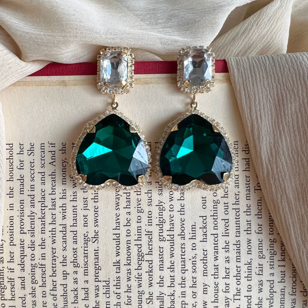 Aviv Earrings - Green