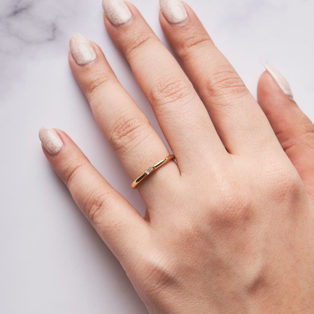 Baguette Accent Ring