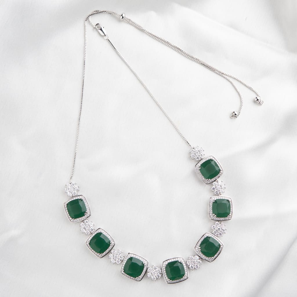 Danya Necklace in Green