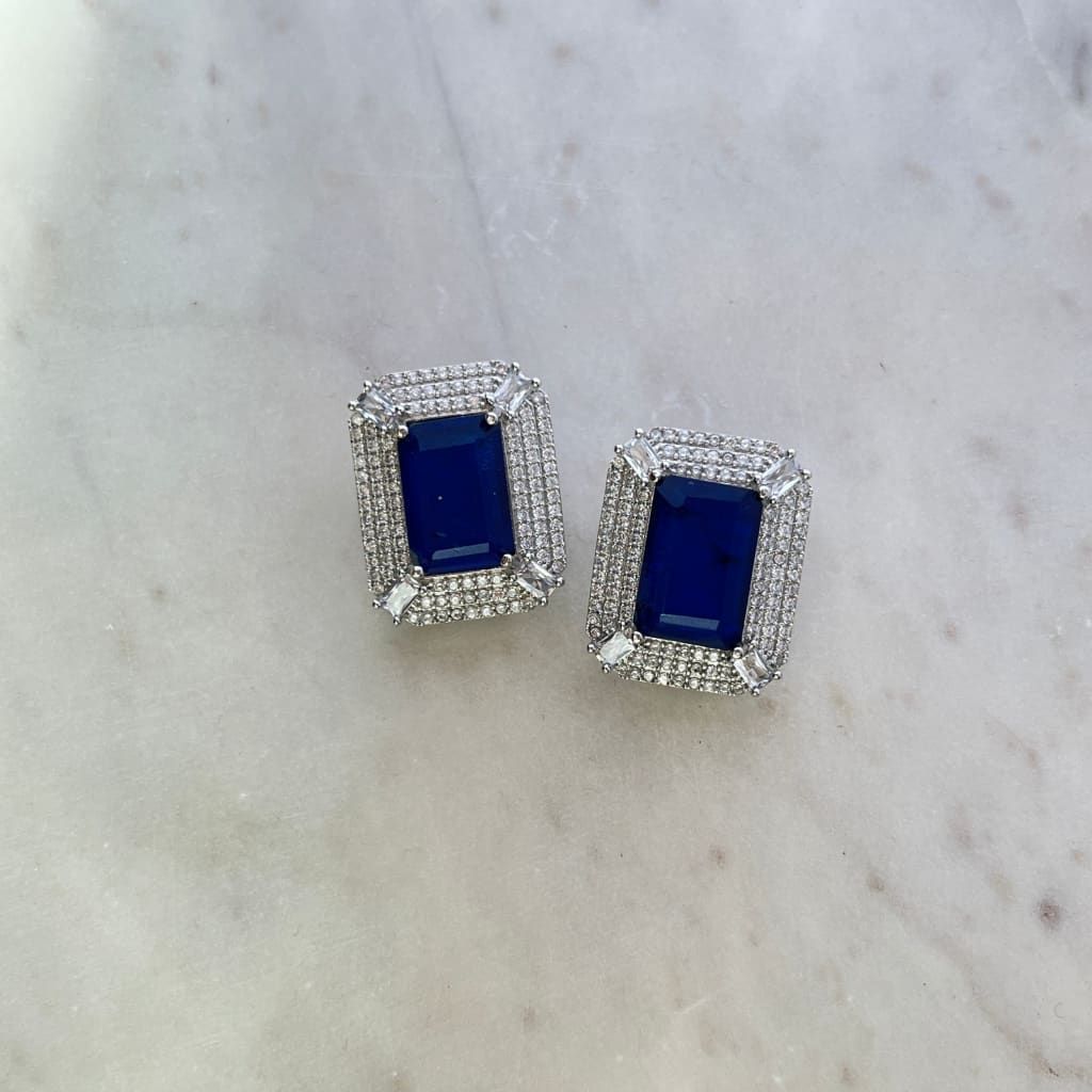 Edith Earrings - Blue