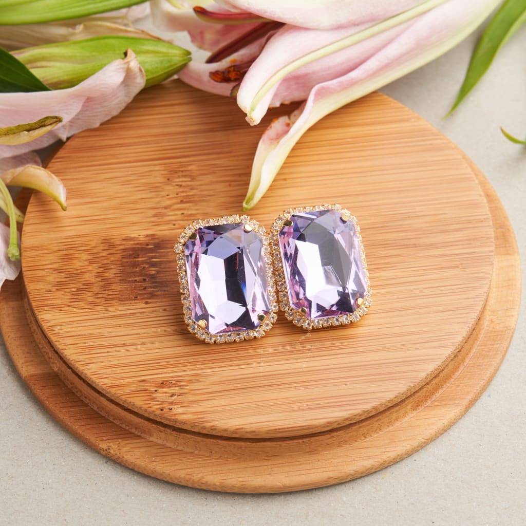 Elenoa Earrings - Purple