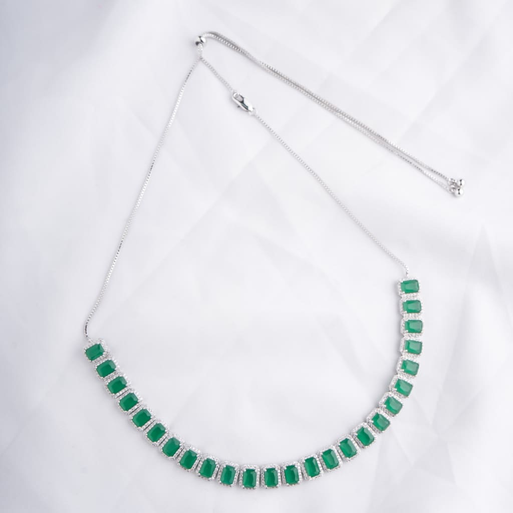 Emerald Cut Necklace