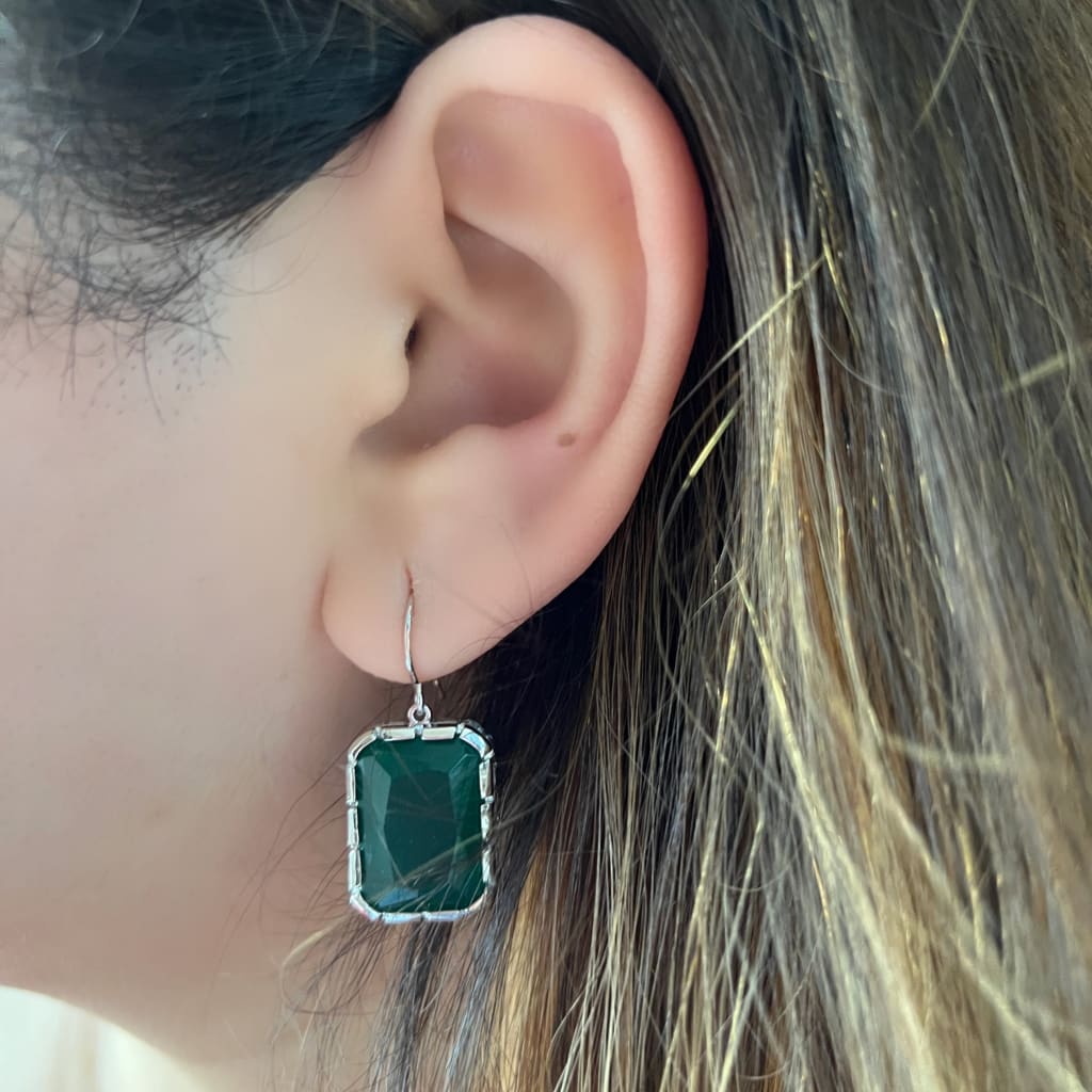 Emerald Drop Earrings