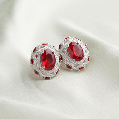 Enya Earrings - Red