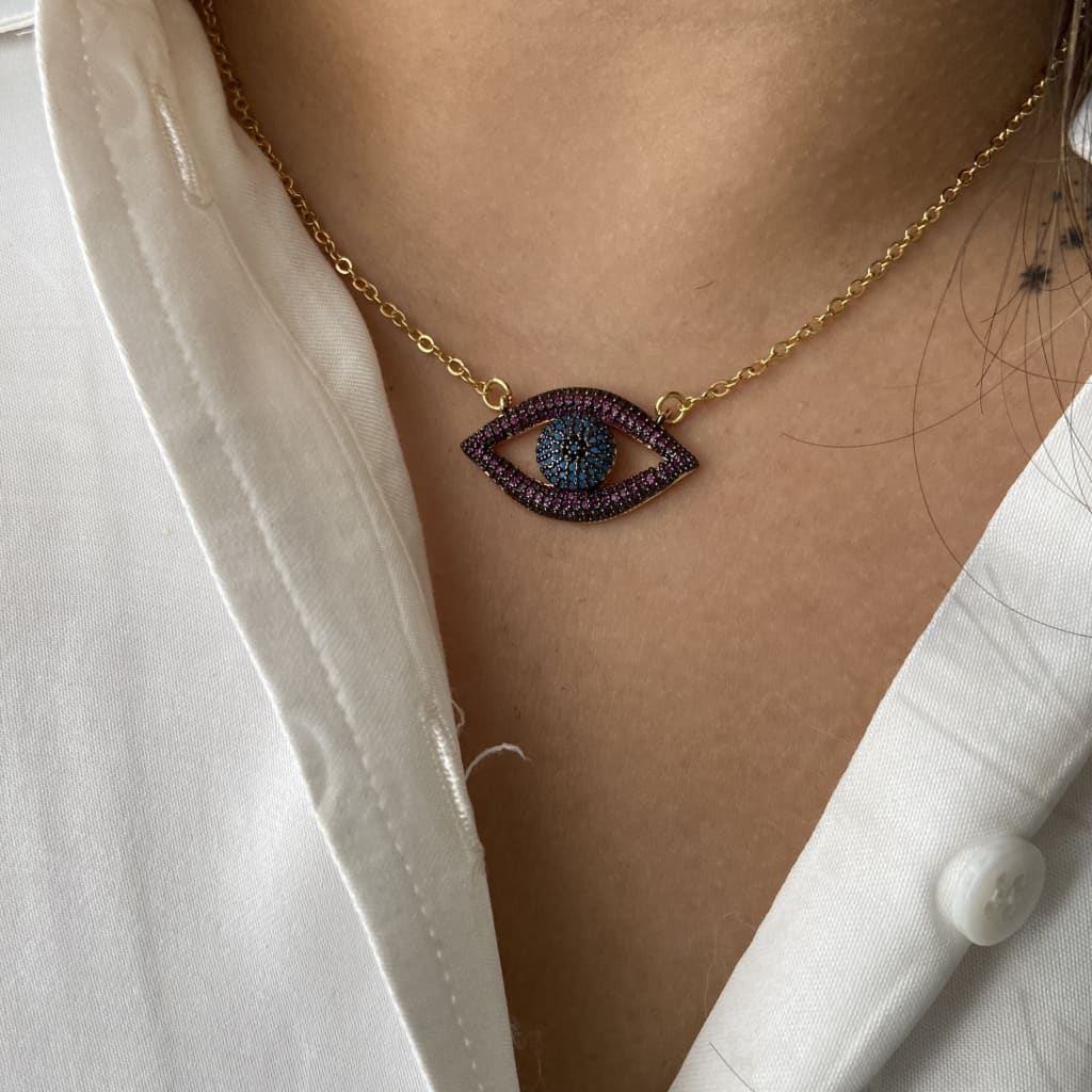 Evil Eye Pendant - Red