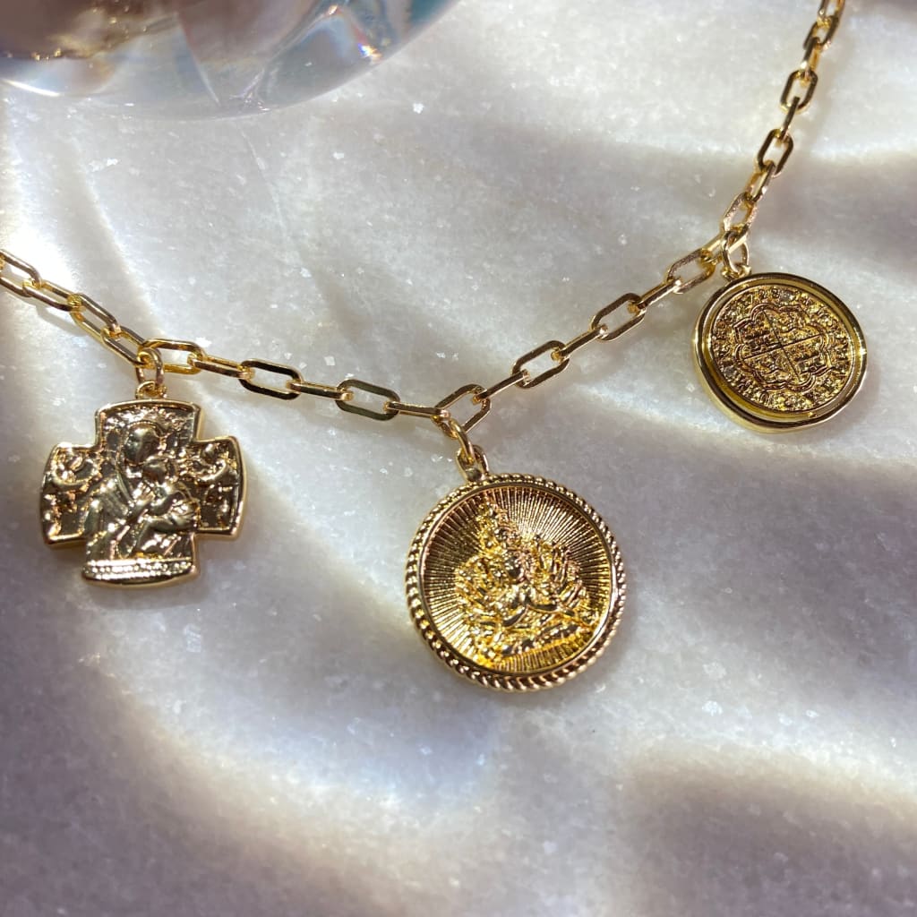 Faith Medallion Necklace