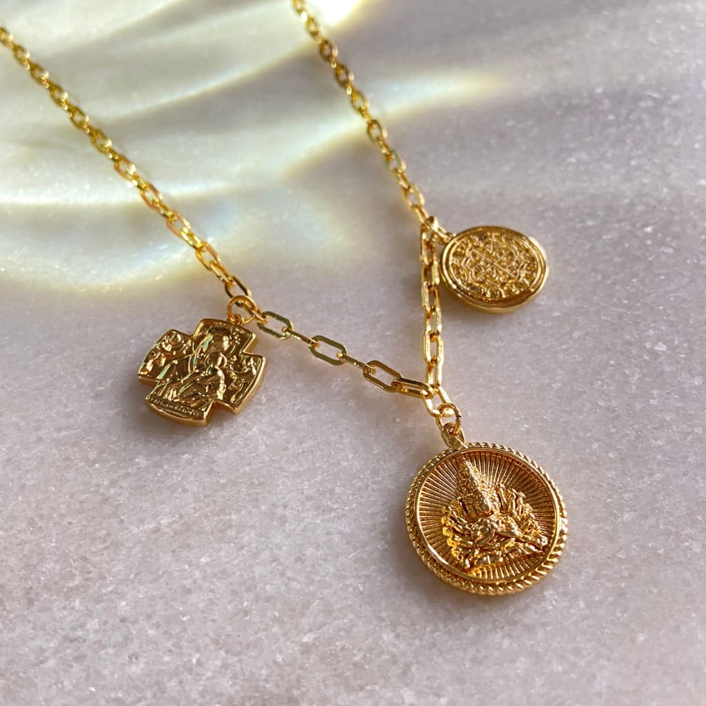 Faith Medallion Necklace