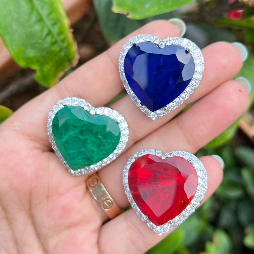 Heart Doublet Studs