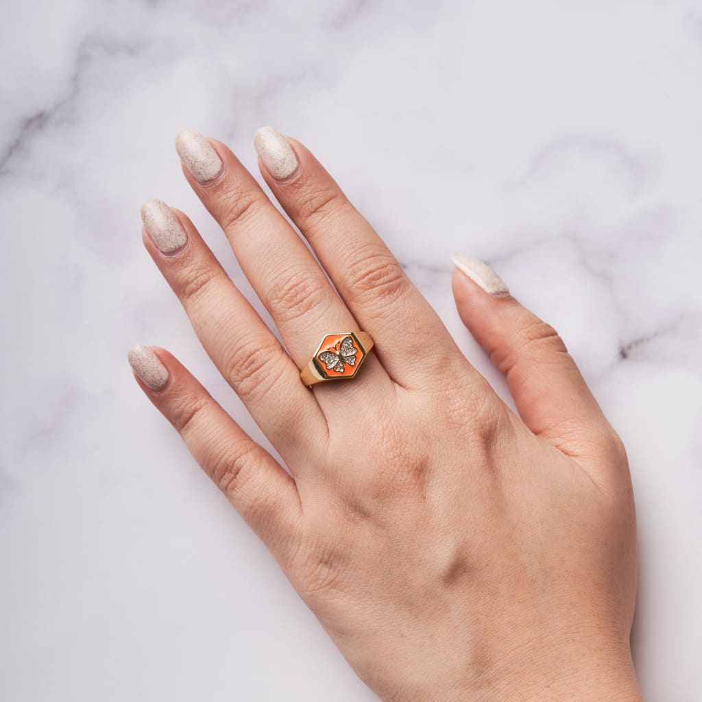 Hexa Butterfly Ring