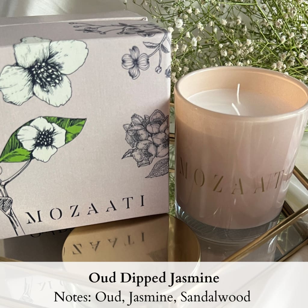 Oud Dipped Jasmine Candle