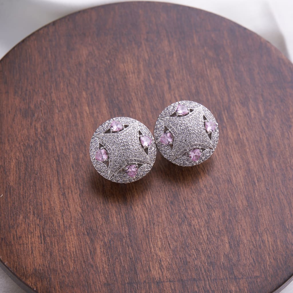 Prem Earrings - Pink