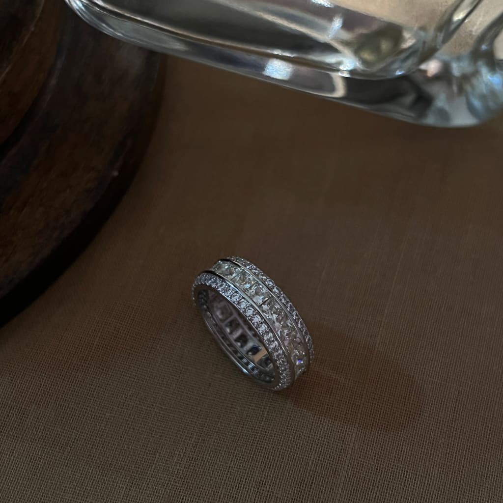 Saira Eternity Ring - Topaz