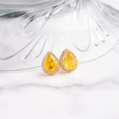 Xylia Earrings - Yellow&Gold