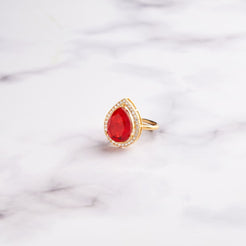 Xylia Ring - Red&Gold