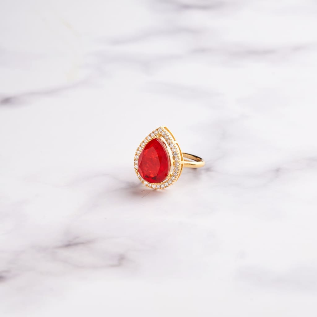 Xylia Ring - Red&Gold