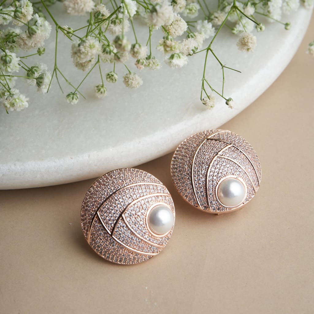 Zoya Earrings - Rose