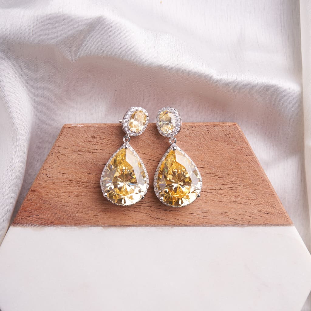 Zuri Maxie Earrings - Yellow